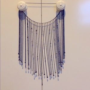 Beautiful crystal-drop statement necklace!